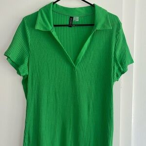 H&M Limegreen T-shirt Dress